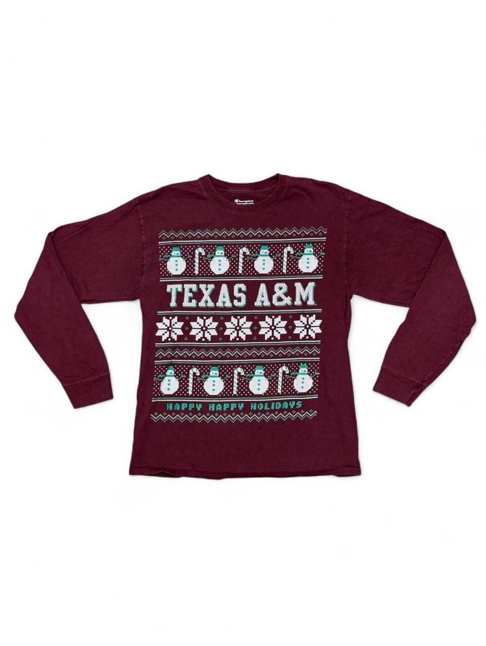 Texas A&M University Christmas long sleeve shirt